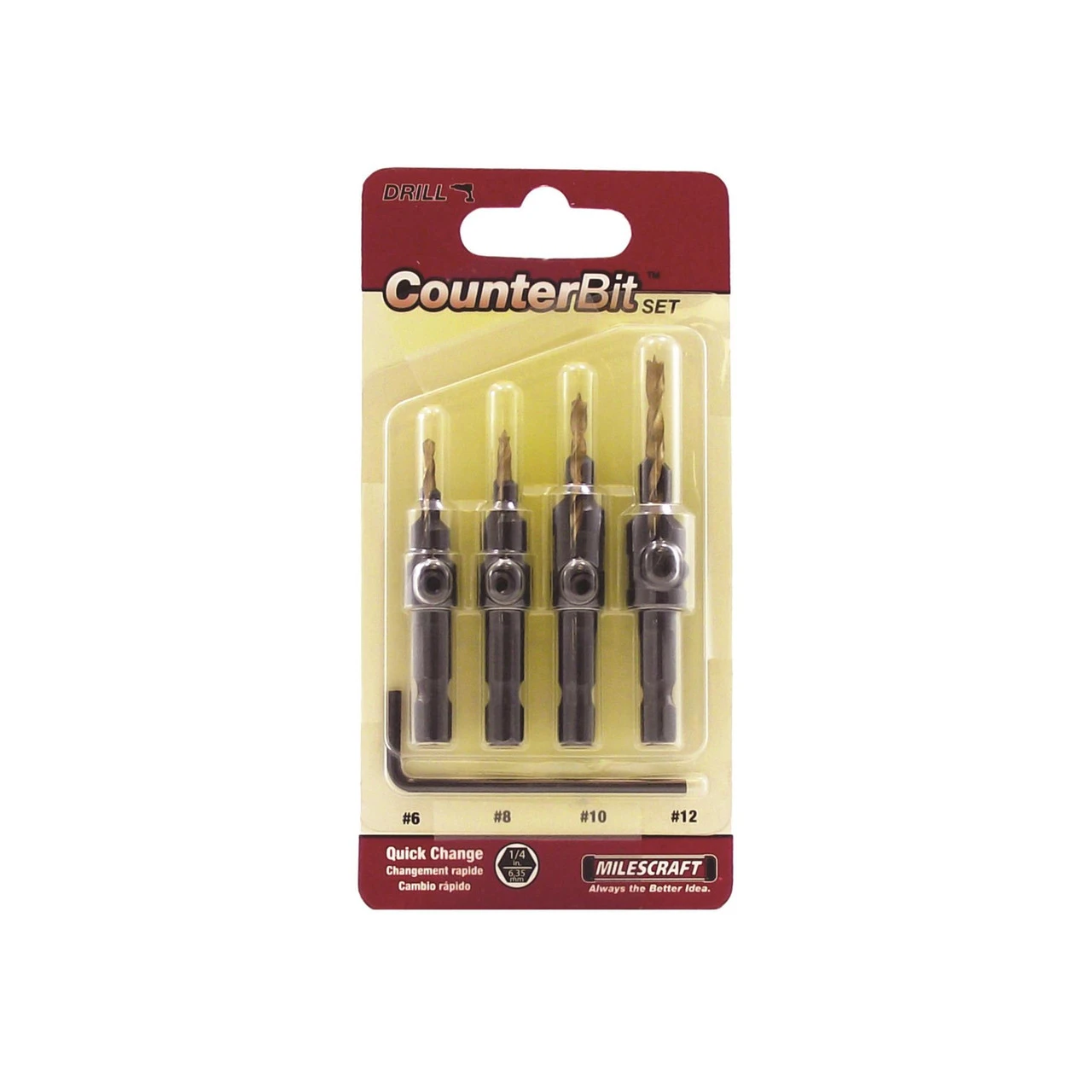 Milescraft CounterBit Set - 4 Piece 4 Milescraft CounterBit Set - 4 Piece - Image 2