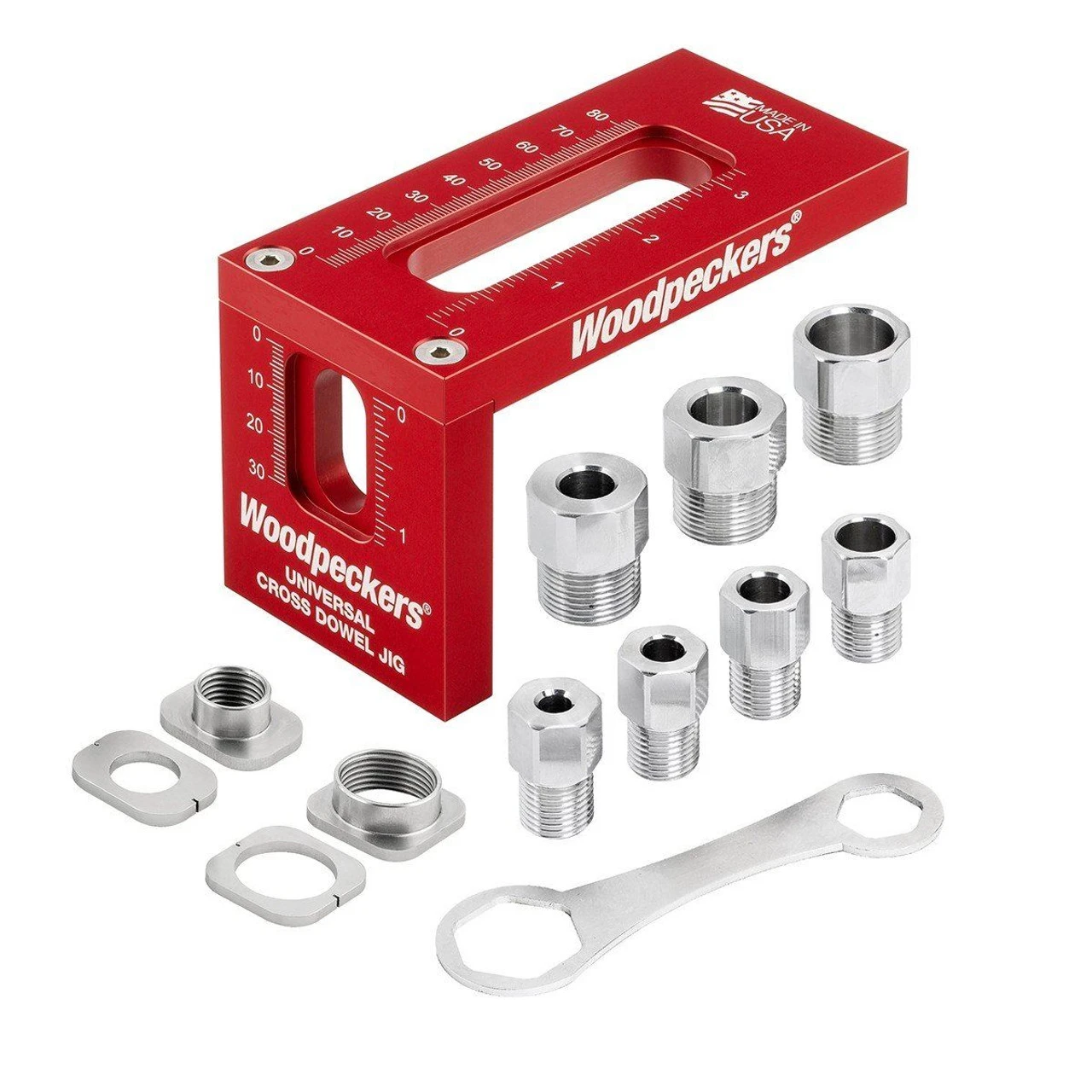 Woodpeckers Universal Cross Dowel Jig Deluxe Kit 4 Woodpeckers Universal Cross Dowel Jig Deluxe Kit - Image 2