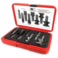 INCRA 8-Piece HingeCrafter Router Bit Set (Metric)