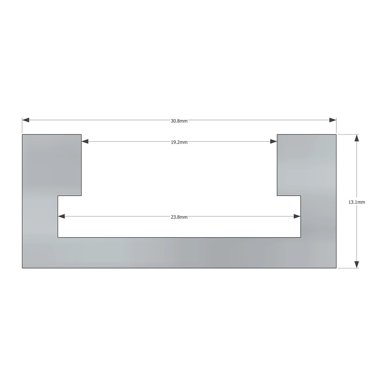 AUKTools Mitre Track 810mm (32") 4 AUKTools Mitre Track 810mm (32") - Image 2
